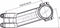Deda ZERO 17° stuurpen 90 mm - BOB finish