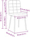 vidaXL - Eetkamerstoelen - 2 - st - fluweel - lichtgrijs