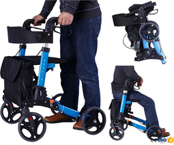 IMPAQT Rollator - Lichtgewicht 7,9 kg - Opvouwbaar - Blauw