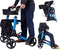 IMPAQT Rollator - Lichtgewicht 7,9 kg - Opvouwbaar - Blauw