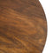 Liviza Salontafel Trape - Mangohout - Rond Bruin - 40 cm , 75 cm , 75 cm