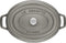 Staub cocotte - ovaal - 31 cm - grafietgrijs