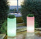 Plantenbak bloempot LED verlichting - 16 kleuren RGB wit - 74 cm hoog - oplaadbaar