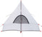 vidaXL - Tent - A-frame - 2-persoons - waterdicht - verduisterend - stof - wit