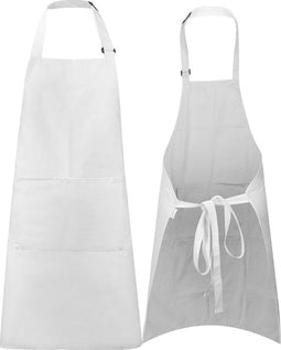 Merkloos - Keukenschort - Water- en vlekafstotend - Unisex - Wit