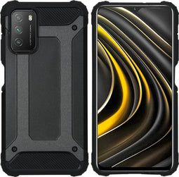 imoshion Hoesje Geschikt voor Xiaomi Poco M3 Hoesje - imoshion Rugged Xtreme Backcover - Zwart