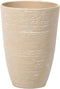CAMIA - Bloempot set van 2 - Zandbeige - 35 cm - Stenenmix