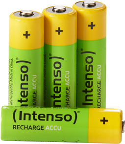 Intenso 7505624 - Oplaadbare batterij AA - NiMH 2600 mAh - Geel (4 stuks)