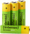 Intenso 7505624 - Oplaadbare batterij AA - NiMH 2600 mAh - Geel (4 stuks)