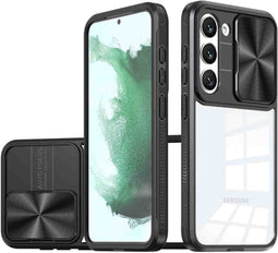 iMoshion Hoesje Geschikt voor Samsung Galaxy S23 Hoesje - iMoshion Camslider Backcover - Zwart