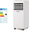 Dutch Originals Slimme Airconditioner - 7000 BTU - Mobiele Airco met Afstandsbediening - Koelen Ontvochtigen Ventileren - Wit