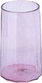 PTMD Pernella Pink Ribbed Glass Stormlight L