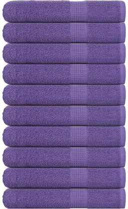 vidaXL - Saunahanddoeken - 10 - st - 80x200 - cm - 360 - g/m² - 100% - katoen - paars