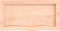 vidaXL - Wandschap - 60x30x(2-6) - cm - onbehandeld - massief - eikenhout