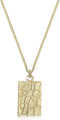 Elli - Halsketting Vintage Look - Hanger 925 Sterling Zilver verguld