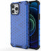Lunso - Honinggraat Armor Backcover hoes - Geschikt voor iPhone 13 Pro Max - Blauw