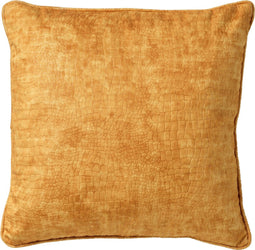 Dutch Decor SAMMY - Kussenhoes 45x45 cm - slangenprint - Golden Glow - geel - met rits