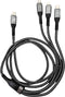 IWH USB-laadkabel USB-C, USB-micro-A bus, Apple Lightning stekker 1.2 m 019057