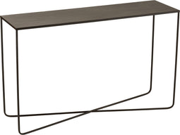 J-Line console Rechthoek Kruis Frame - metaal - zwart