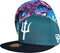 Capiche® Snapback Pet Heren – Typhon – Groenblauw & Zwart – Verstelbaar met Druksluiting – Sportcap – Baseball Cap – Mannen Cap – Griekse Mythologie