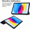 imoshion Tablet Hoes - Geschikt voor iPad 11 (2025) 11 inch / 10e generatie (2022) 10.9 inch - Trifold Bookcase - Blauw