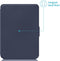 imoshion E-reader Hoesje - Geschikt voor Tolino Shine 4, Kobo Clara 2E - Slim Soft Case Sleepcover Bookcase - Donkerblauw