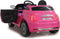 Ride-on Fiat 500 pink 12V