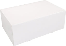 Gebaksdoos | karton | 24x16x9cm | zonder venster | wit | 100 stuks