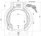 AXA Imenso X‑Large Retractable frameslot – Extra brede opening – Met Plug‑in mogelijkheid – Gehard staal – Multi‑bevestiging – Beveiligingsniveau 12 –