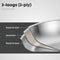Savoré Kitchen 3-delige RVS Koekenpan Pannenset - Ø 20 24 28 cm - Inductie - PFAS-vrij - Vaatwasserbestendig