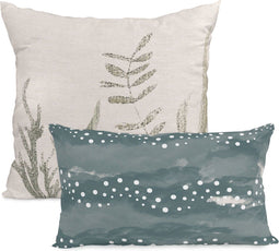 Kussenhoes HappyFriday Blanc Seaside Multicolour 2 Onderdelen