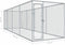 vidaXL - Hondenkennel - voor - buiten - 760x192x185 - m