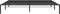 vidaXL - Bedframe - metaal - zwart - 183x213 - cm