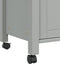 vidaXL - Keukentrolley - MONZA - 84x40x90 - cm - massief - grenenhout