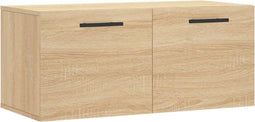 vidaXL - Wandkast - 80x36,5x35 - cm - bewerkt - hout - sonoma - eikenkleurig