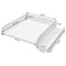 Woltu Baby Verschoningskussen - Met Beschermrand en Opbergrek - 80 x 70 x 16,5 cm - Wit