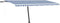 vidaXL - Luifel - vrijstaand - automatisch - 500x300 - cm - blauw - en - wit