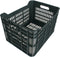 AMIGO Fietskrat 30 Liter - 100% Gerecycled Kunststof - Donkergrijs