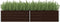 vidaXL - Plantenbak - verhoogd - 240x80x45 - cm - gegalvaniseerd - staal - bruin