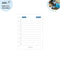 Uitbreidingsset Correctbook A5 met 5 to-do bladen
