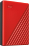 WD My Passport - Externe HDD - 4TB - Rood (2024)