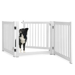 Coast - Opvouwbare Driedelige Barrièregrillehond - Met Afsluitbare Deur - 207 cm x 61 cm
