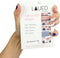 LAUED Nagelstickers - Nail Wraps - 16 Extreem Dunne Nagellak Stickers - Manicure Nail Art Folie - Blue Moments