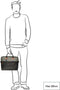 Berba Laptoptas Briefcase 15.6 inch Olly Zwart Groen
