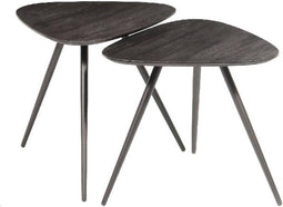 PTMD Rupert Black Recycled Teak Wood Coffee Table SV2