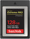 SanDisk Extreme Pro - CFexpress Card Type B - 128GB - 1700MB/s lezen 1200MB/s schrijven