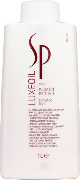 Wella Professionals SP Luxe Keratin Protect Shampoo - 1000 ml - Alle haartypen