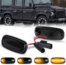 Dynamische Zijknipperlichten voor Land Rover Discovery 2 1999-2004,Zijlichten Repeater Positie Indic