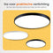 Goliving Plafondlamp - Plafonniere - LED - Extra Dun - Ø 23cm - Wit