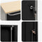 vidaXL - Gereedschapskast - met - Wielen - en - Vergrendelbaar - Zwart - 75x45x85 - cm - Staal